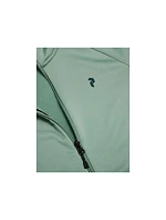 Dámská mikina PEAK PERFORMANCE W Rider Essentials Midlayer Zip Jacket, zelená barva Dámská mikina PEAK PERFORMANCE W Rider Essentials Midlayer Zip Jacket, zelená barva