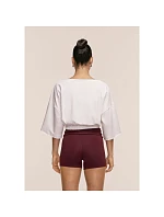 Dámske tričko CASALL Heavy Cotton Crop Tee, biela farba
