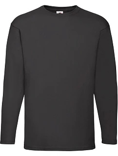 Fruit of the Loom Valueweight T LSL Tričko s dlhým rukávom 16.1038 čierne
