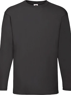 Fruit of the Loom Valueweight T LSL Tričko s dlhým rukávom 16.1038 čierne