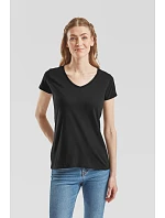 Fruit of the Loom Lady-Fit Iconic 150 V-Neck T Dámske tričko s výstrihom do V 16.1444 červené Fruit of the Loom Lady-Fit Iconic 150 V-Neck T Dámske tričko s výstrihom do V 16.1444 červené