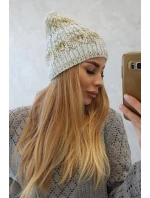 Fleecová čiapka Melisa K241 mint+olive