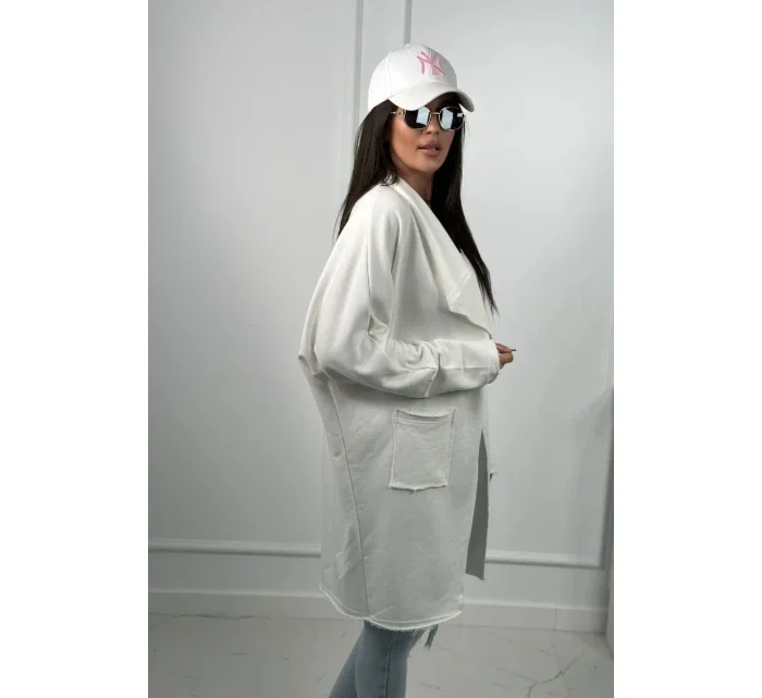 Kapska s vreckami ecru