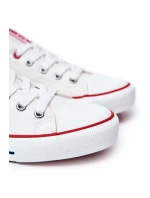 Męskie Skórzane Trampki BIG STAR JJ174069 Białe Męskie Skórzane Trampki BIG STAR JJ174069 Białe