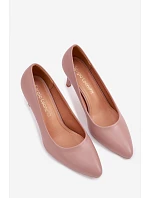 Fialové eko kožené lodičky Sergio Leone