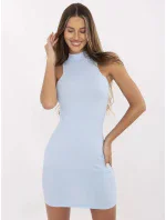 Šaty RV SK model 14841113 světle modrá - FPrice Šaty RV SK model 14841113 světle modrá - FPrice