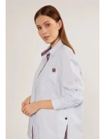 Dámská košile Marina model 18694729 Světle modrá - Monnari Dámská košile Marina model 18694729 Světle modrá - Monnari