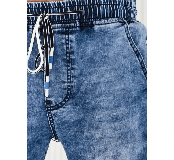 Pánské džínové kalhoty jogger modré Dstreet model 21974452 - FashionStreet Pánské džínové kalhoty jogger modré Dstreet model 21974452 - FashionStreet