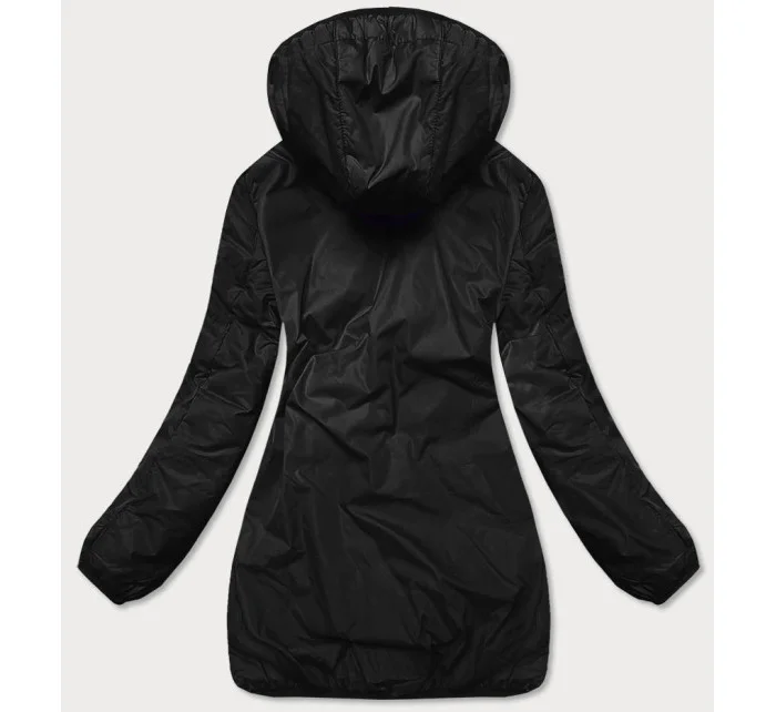 Oboustranná černá dámská bunda model 20844722 - Z-DESIGN Oboustranná černá dámská bunda model 20844722 - Z-DESIGN