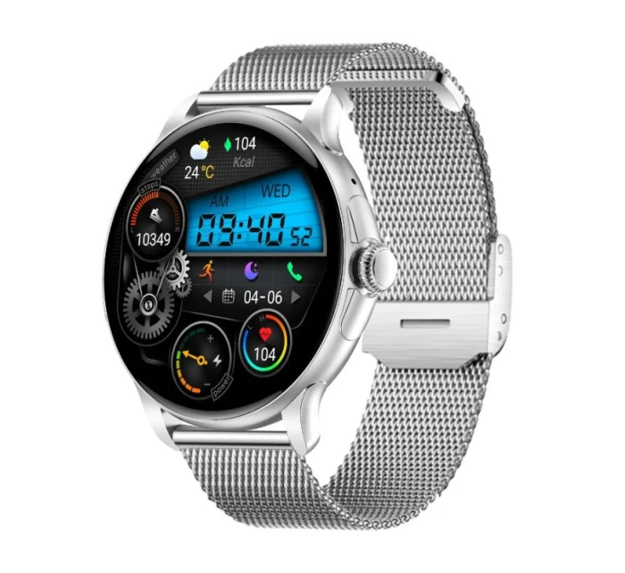 Dámske inteligentné hodinky Rubicon RNCF35 SILVER Náramok + remienok Dámske inteligentné hodinky Rubicon RNCF35 SILVER Náramok + remienok