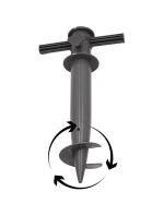 PARASOLOVÁ PODLOŽKA 30x17x6cm ŠEDÁ