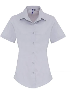 PR Popelínová elastická halenka s rukávem 39.0 silver model 22484091 - Premier