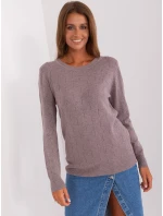 Sweter AT SW model 18895533 jasny fioletowy - FPrice Sweter AT SW model 18895533 jasny fioletowy - FPrice