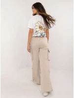 Spodnie model 20614064 beżowy - FPrice Spodnie model 20614064 beżowy - FPrice