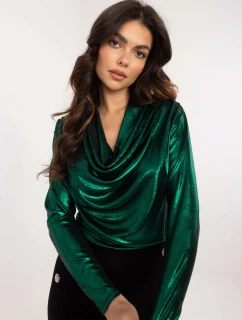 Blúzka DHJ BZ 15268.30 tmavozelená