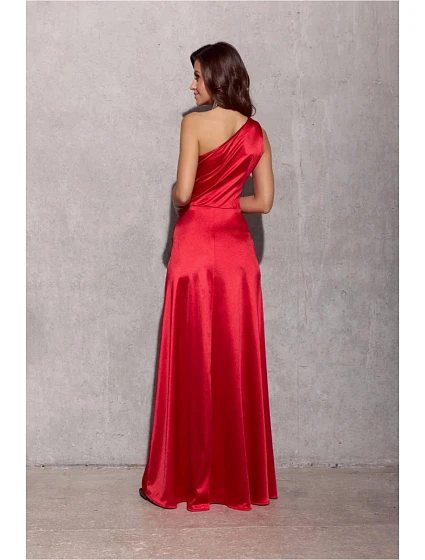 Dlouhé šaty model 20625462 červené - Roco Fashion