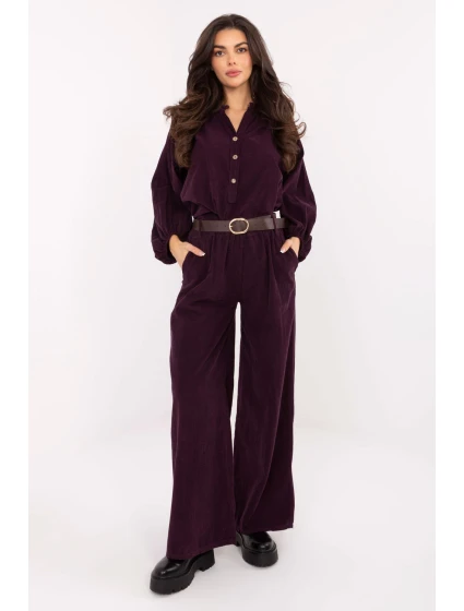 Šnúrové nohavice model 220285 Taliansko Moda