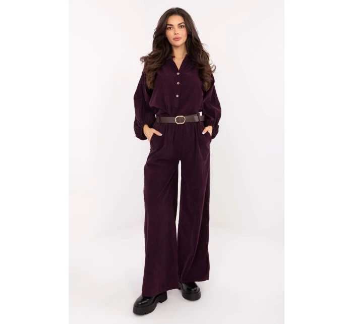 Šnúrové nohavice model 220285 Taliansko Moda