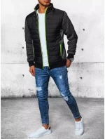 Pánská přechodná prošívaná bunda černá Dstreet model 21968248 - FashionStreet