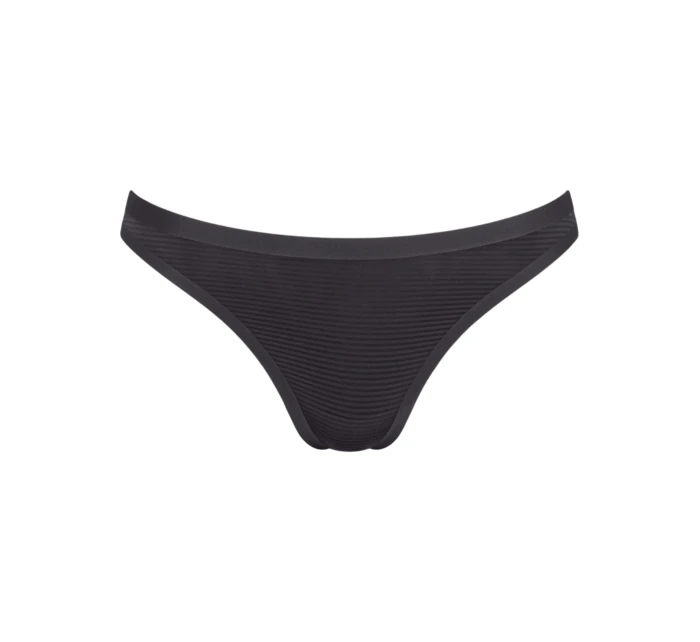 Dámske tangá ZERO Feel Air String - BLACK - black 0004 - SLOGGI