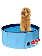 SKLADACÍ ZÁHRADNÝ BAZÉN PRE PSOV 80X30CM MODRÝ MAXXPRO