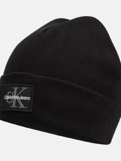 Čiapka Calvin Klein s logom CK Zimná čiapka Black - LZ04D8080G-UB1