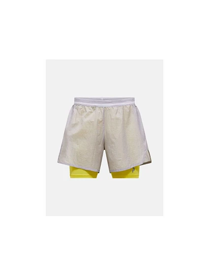 Pánske šortky PEAK PERFORMANCE M Discover 2-In-1 Shorts, sivé