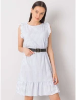 Sukienka DHJ SK jasny niebieski model 21217528 - FPrice Sukienka DHJ SK jasny niebieski model 21217528 - FPrice