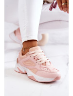 Dámska športová obuv s ružovými šnúrkami Hassie