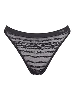 Dámske tangá FREE Evolve String Lace - BLACK - black 0004 - SLOGGI