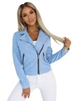 481-3 Semišové tričko s dlhými rukávmi a zipsami - MODRÉ 481-3 Semišové tričko s dlhými rukávmi a zipsami - MODRÉ