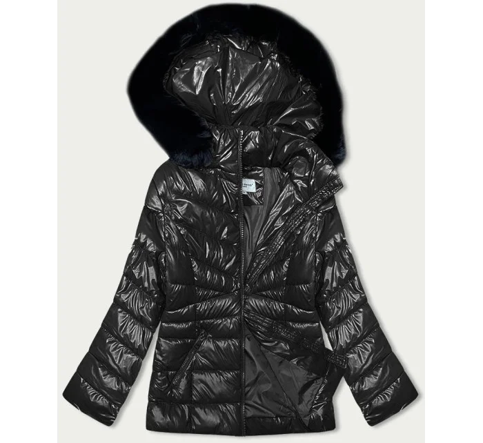 Černá dámská prošívaná zimní bunda model 21246591 - MELYA MELODY