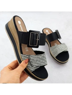 W  sandály na platformě s podpatky model 21250566 - Remonte