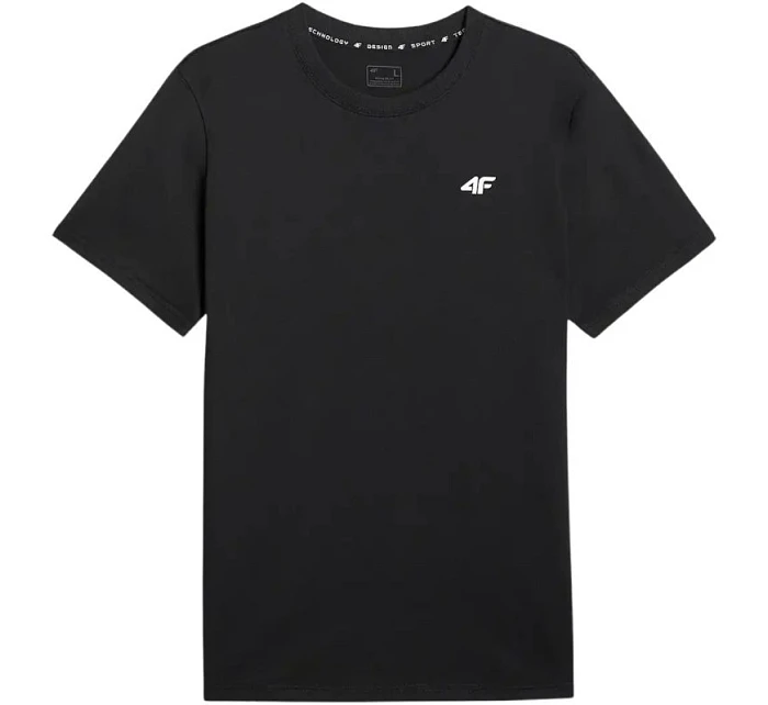 Pánske tričko 4F M3341 deep black 4FWMM00TTSHM3341 20S pánske Pánske tričko 4F M3341 deep black 4FWMM00TTSHM3341 20S pánske