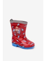 Dětské holínky hasič červené Breezly Dětské holínky hasič červené Breezly