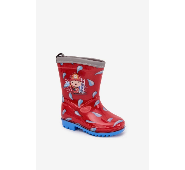 Dětské holínky hasič červené Breezly Dětské holínky hasič červené Breezly