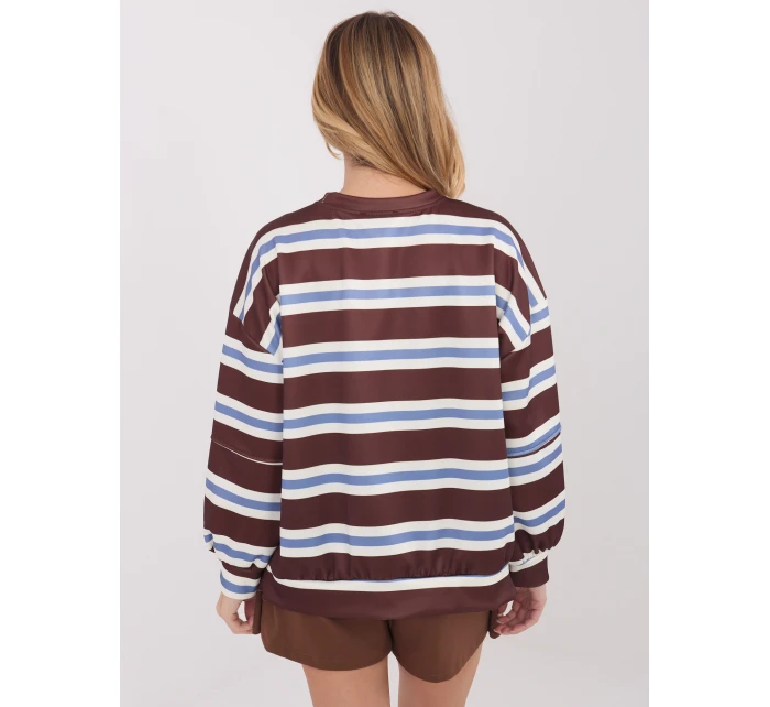 Mikina IT BL 9780 1.48 tmavohnedá