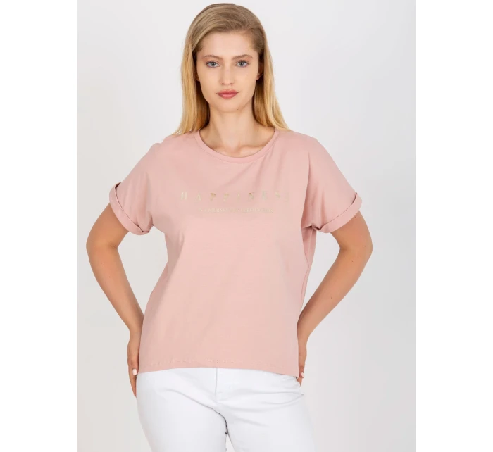 Tričko RV TS 7776.02P svetlo ružová