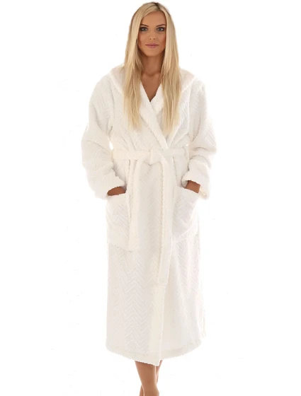 AKCE Unisex župan se šálovým límcem Athena  Bílá  model 19361532 - Vestis