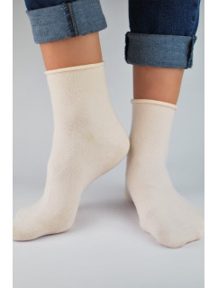 Dámske bavlnené ponožky bez sťahovacieho lemu SB014