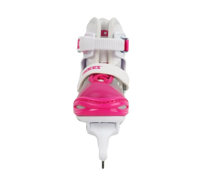 Korčule Roces Jokey Ice X bielo-ružové 450746 001