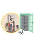 MOSKYTIÉRA NA DVERE 2X60X210 ČIERNA