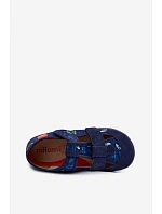 Dětské pantofle Milami pro chlapce tmavě modré Reathiana