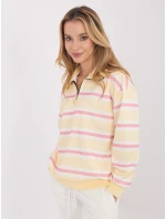 Bluzka IT BZ jasny żółty model 21834252 - FPrice Bluzka IT BZ jasny żółty model 21834252 - FPrice