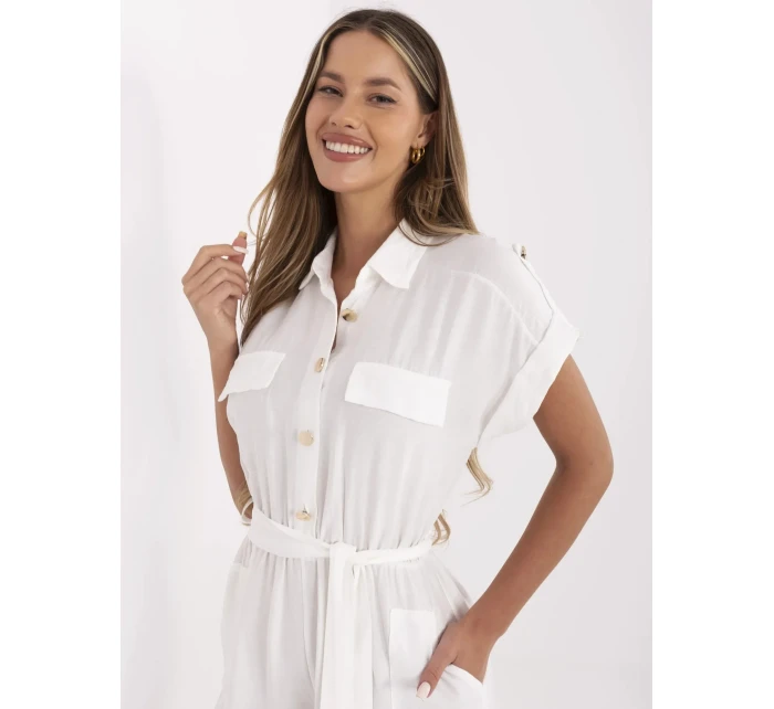 Kombinezon MI KO model 21142081 ecru - FPrice Kombinezon MI KO model 21142081 ecru - FPrice