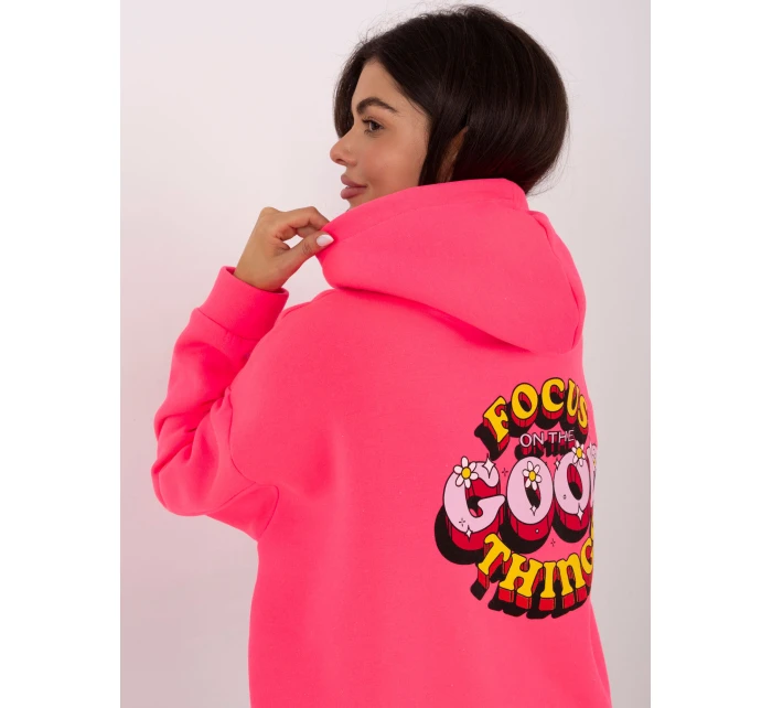 Mikina MJ BL H2503.70 fluo pink