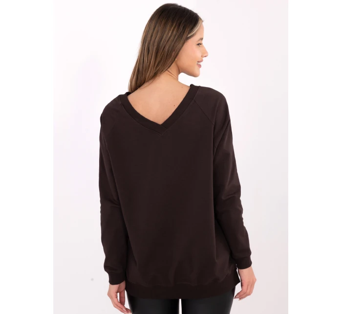 Mikina RV BL 5850.11X tmavohnedá Mikina RV BL 5850.11X tmavohnedá