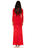 Sexy KouCla RedCarpet Glitter Kleid w. leg slit