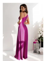 Dlouhé šaty model 21722975 fuchsiové - With You
