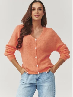 Sveter na gombíky model 223256 Makadamia